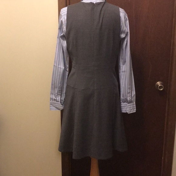 J. CREW WOMENS WOOL BLEND SLEEVELESS BOXED PLEATED DRESS - Picture 10 of 15